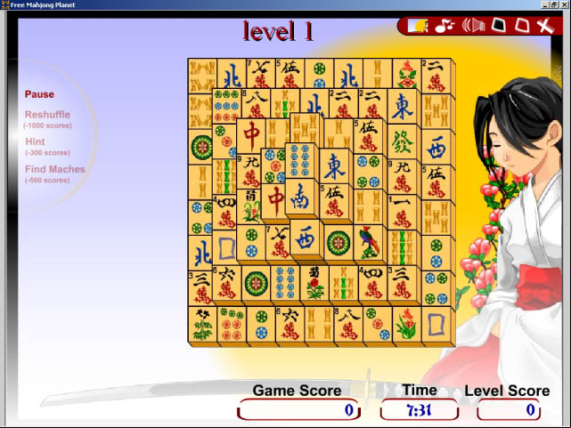 Screenshot #3 Free Mahjong Planet
